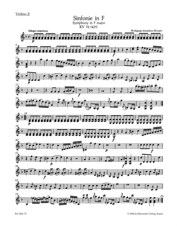 Symphony in F Major No. 43